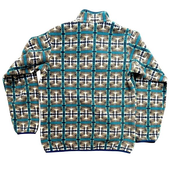 Patagonia Women Lightweight Synchilla SnapT Pullover Snow Beam Pale Periwinkle M - Picture 2 of 6